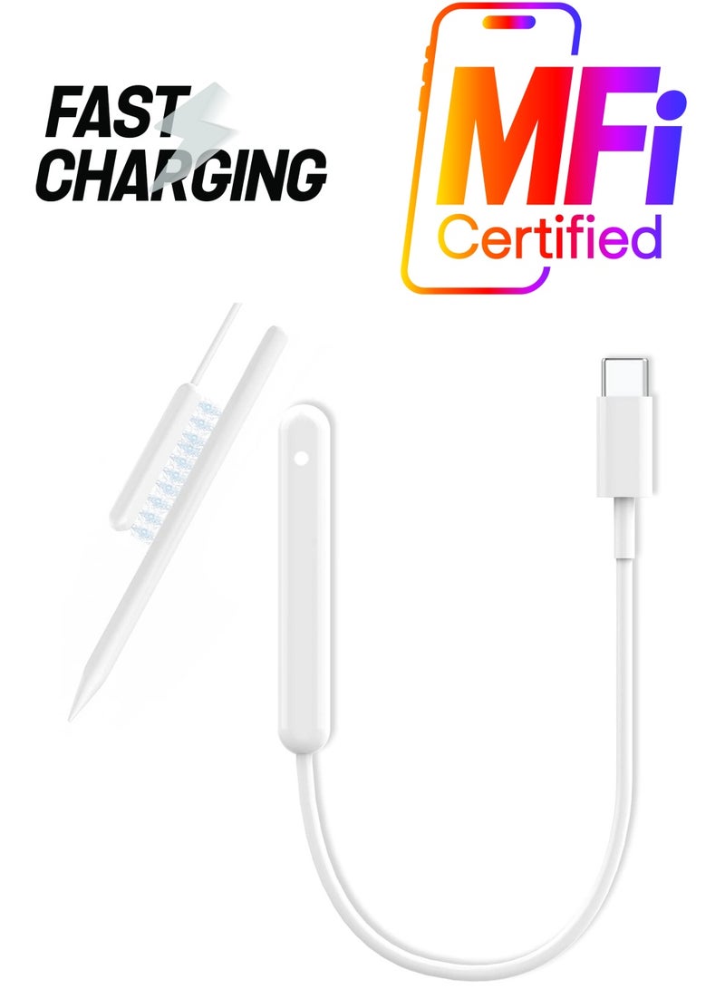 SYOSI Magnetic Charger, Lightweight and Convenient Charging Adapter for APPLE Pencil 2nd Generation - Image 1