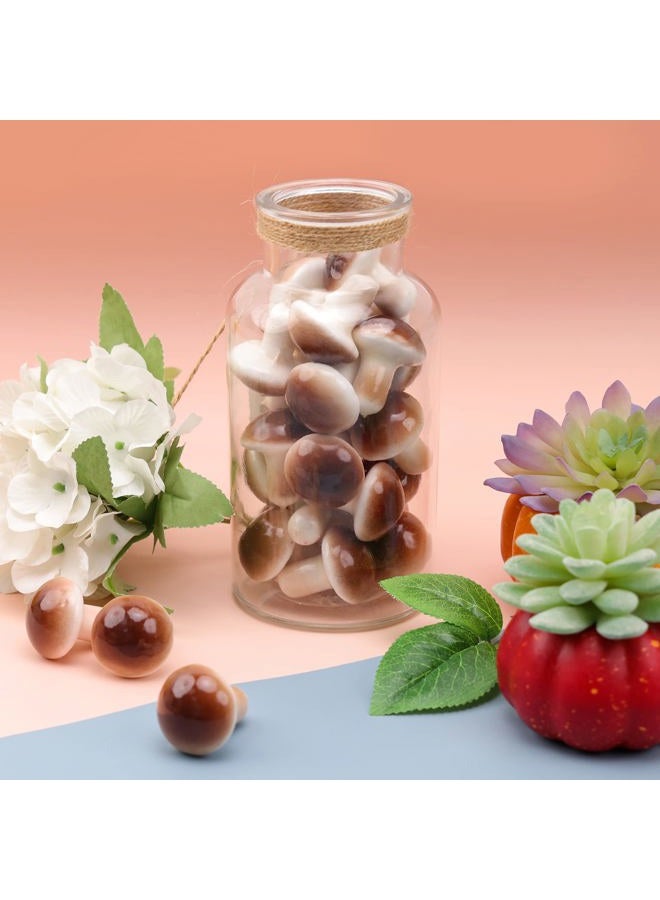 Meiwlong 30 PCS Realistic Plastic Grey Artificial Mushroom Fake Vegetables Home Decoration Kitchen Food Accessories for Embellishing and Display Decor Accessories Photography - Image 5