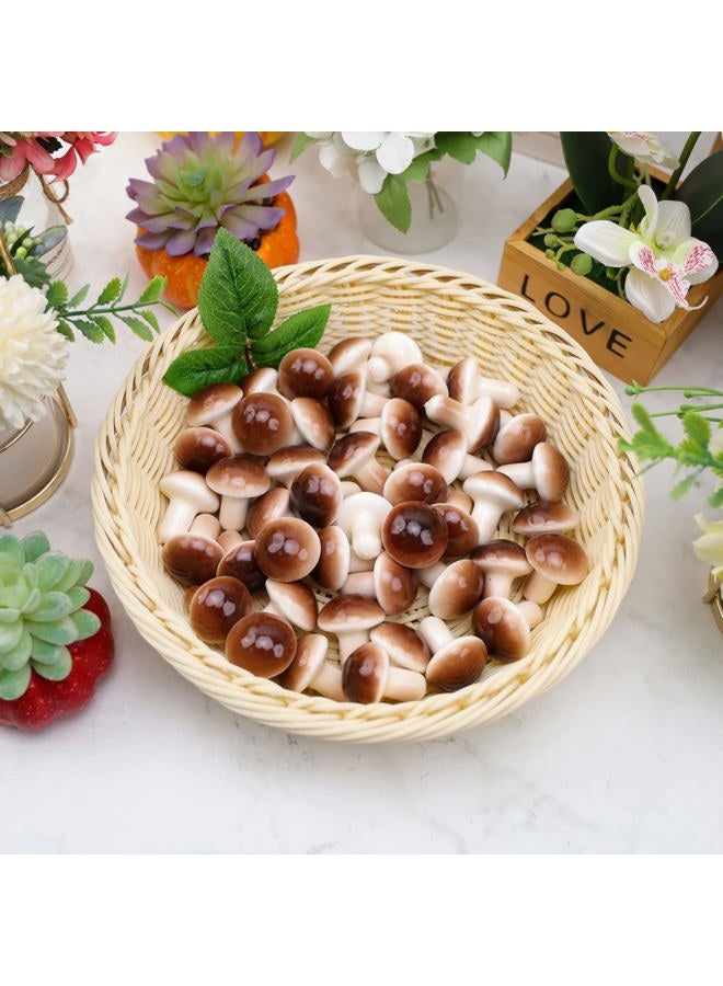 Meiwlong 30 PCS Realistic Plastic Grey Artificial Mushroom Fake Vegetables Home Decoration Kitchen Food Accessories for Embellishing and Display Decor Accessories Photography - Image 3