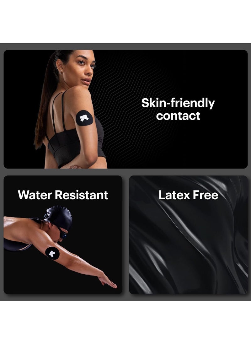 ULTRAHUMAN - Ultrahuman Adhesive Patches for Freestyle Libre 2/3 (Pack of 20) - Hypoallergenic, Waterproof CGM Sensor Covers, 14-Day Wear with 3-Month Complimentary Access to Ultrahuman CGM App - Image 1