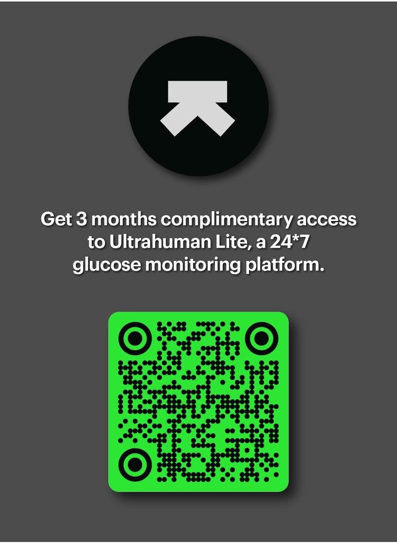 ULTRAHUMAN - Ultrahuman Adhesive Patches for Freestyle Libre 2/3 (Pack of 20) - Hypoallergenic, Waterproof CGM Sensor Covers, 14-Day Wear with 3-Month Complimentary Access to Ultrahuman CGM App - Image 1