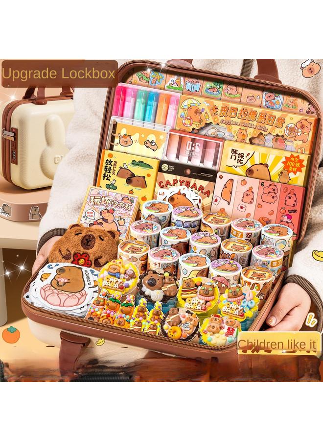 Bluejw Kappi Bala Oil Gum Goo Card Suit Deluxe Edition Hand Account Sticker Gift Box Suit Cute Girl's Birthday High Value - Image 2