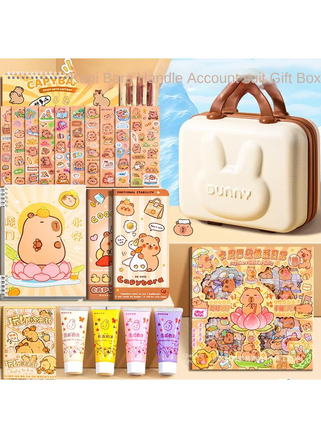 Bluejw Kappi Bala Oil Gum Goo Card Suit Deluxe Edition Hand Account Sticker Gift Box Suit Cute Girl's Birthday High Value - Image 3