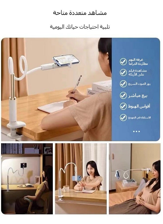 Generic - 360° Rotating Lazy Bed and Desk Phone Holder Stand | Universal Mount with Adjustable Head for Live Streaming  Overhead Shots - Image 1
