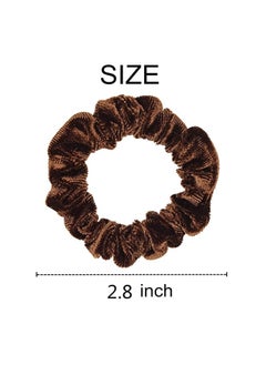 Sufermoe 20 Pcs Velvet Hair Scrunchies, Soft Ties, Fashion Bands, Hair Bows, Ropes, Elastics, Bracelets, Ponytail Holders - Hair Accessories for Women and Girls  - Image 3