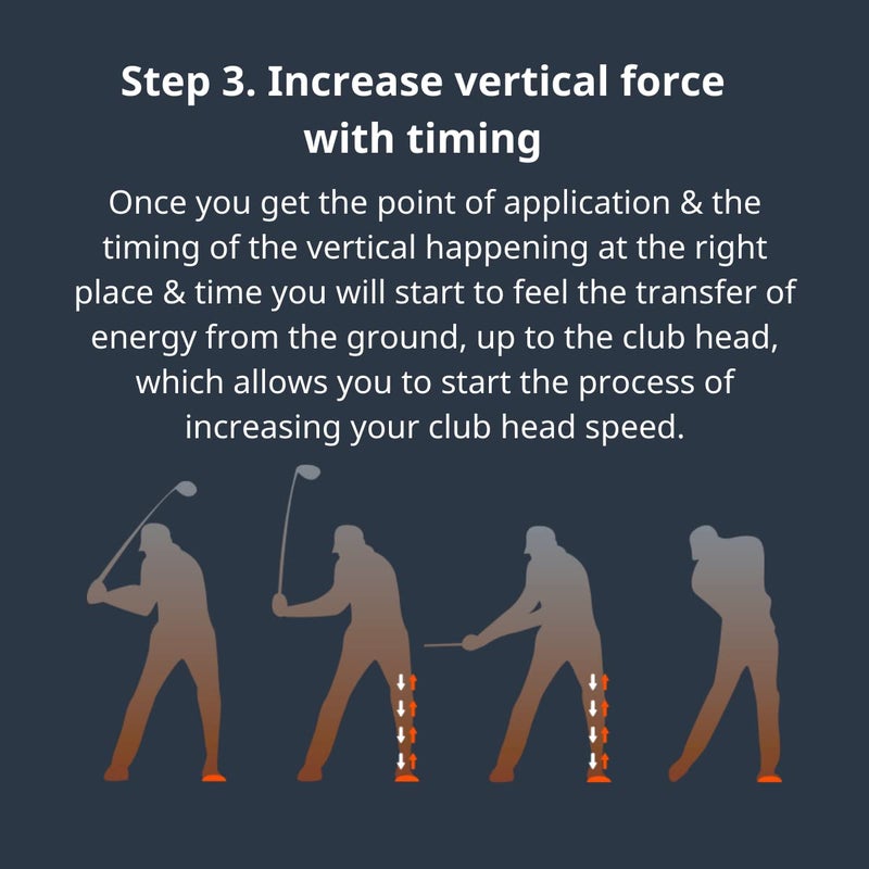 The Force Pedal - The Original- Made in Italy-Golf Training Aid - Increase Club Head Speed - Ground Reaction Force and Stability - 2 Force Pedals - Image 4