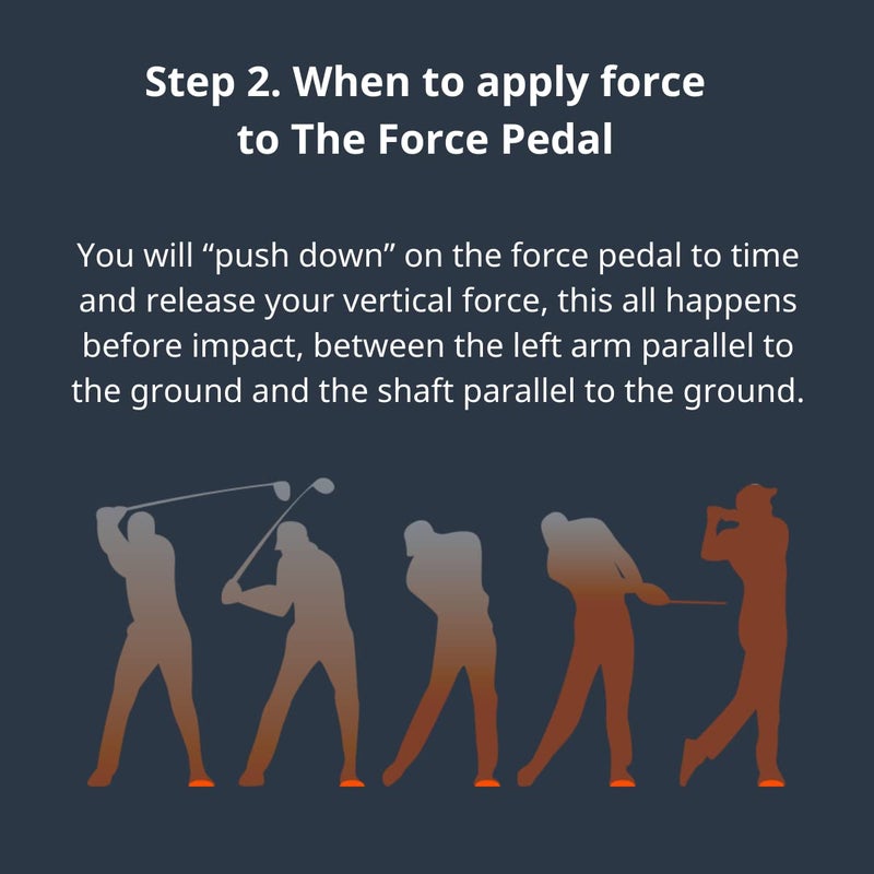 The Force Pedal - The Original- Made in Italy-Golf Training Aid - Increase Club Head Speed - Ground Reaction Force and Stability - 2 Force Pedals - Image 3