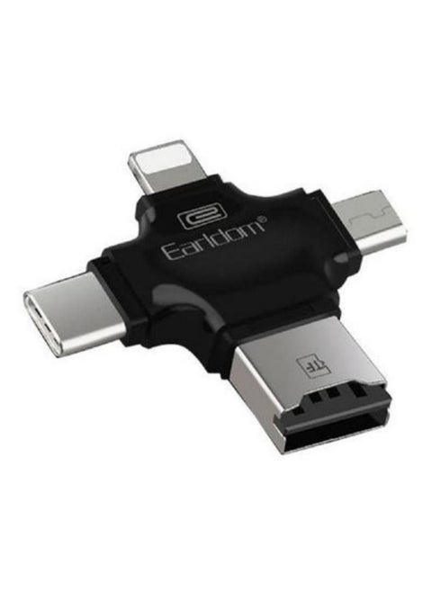 4 in 1 Micro SD Card Reader Memory Card SLR Camera Reader