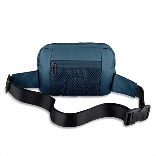 KUKLAR Travel Waist Bag Money Organizer Waterproof Mobile Pouch with Multi-Compartments Portable Cosmetic & Passport Pouch for Men & Women(Peacock) - Image 4