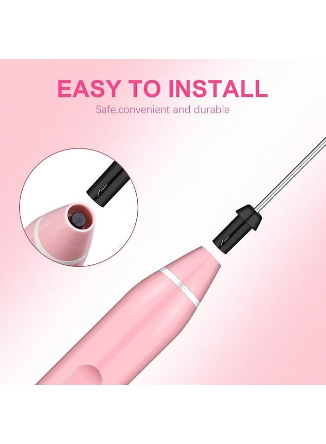 Rechargeable Handheld Milk Frother – Electric Coffee Mixer with 3 Speed Settings for Cappuccino, Latte & Hot Chocolate - Image 4