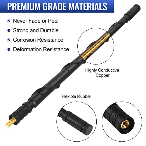 VOFONO 13 Inch Antenna for Ford Bronco 2021-2024, New Spiral Flex Rubber Bronco Antenna Replacement, Ford Bronco Accessories, Not for 2025 Bronco - Image 4