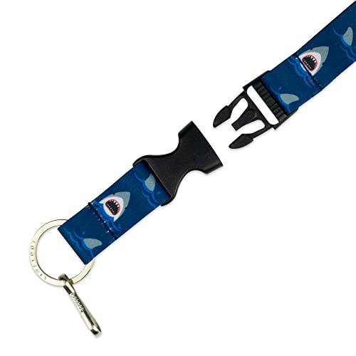 Limeloot Shark Jaws Premium Lanyard with Breakaway, Release Buckle, and Flat Ring - Image 2