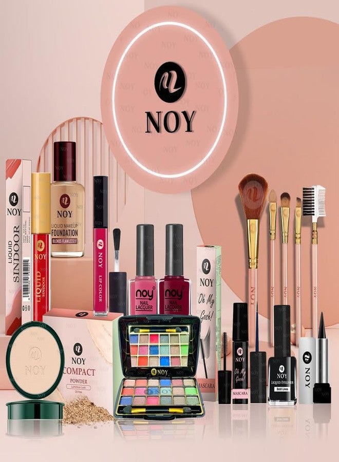 NOY Wildflower Whimsy Floral Inspired Makeup Kit Combo Playful & Youthful 100% Toxic Free Ingredients & Lightweight NO#220 (Pack of-15) - Image 2