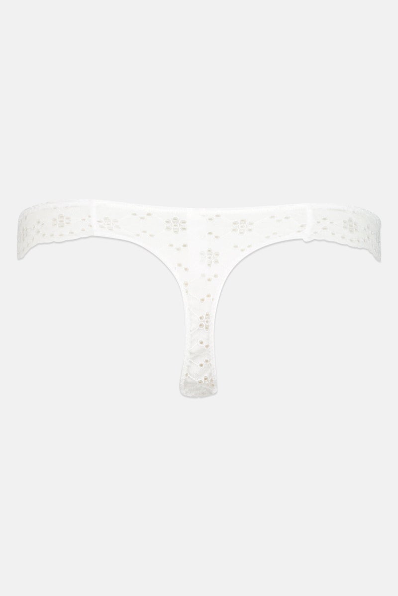 Kensie Women 5 Pieces Brand Logo Lace Pull On Thongs, Multicolor - Image 4