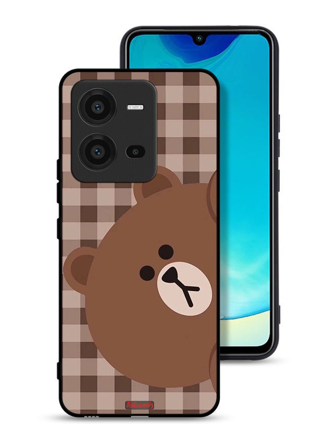 Tolwak Vivo V25 5G Protective Case Cover Teddy Bear - Image 1
