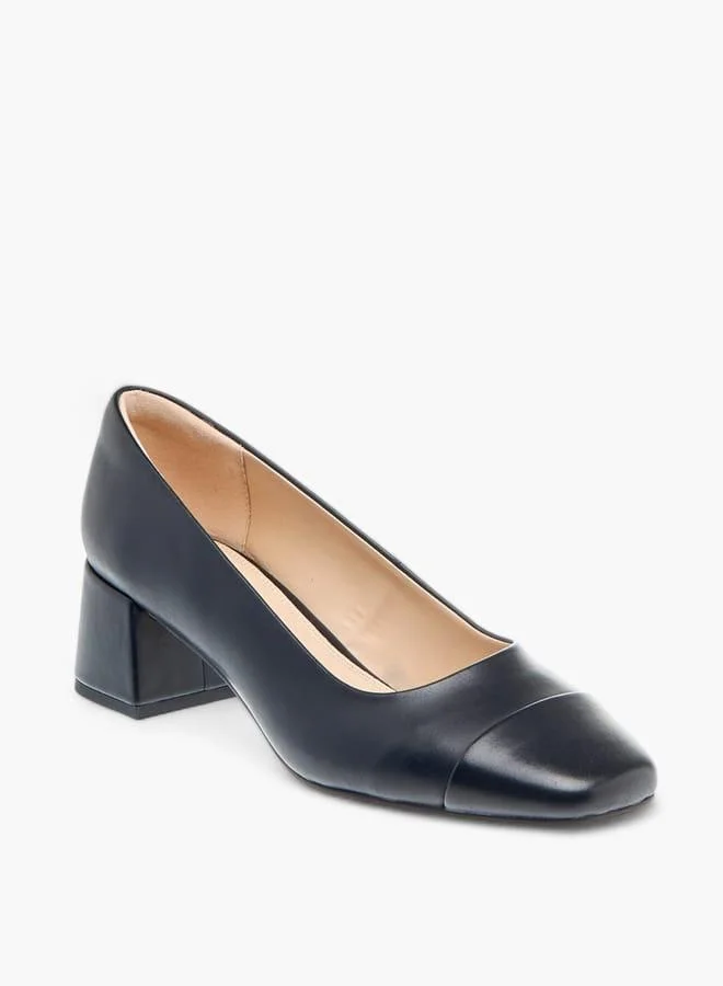 سيليست حذاء نسائي سهل الارتداء بكعب عريض