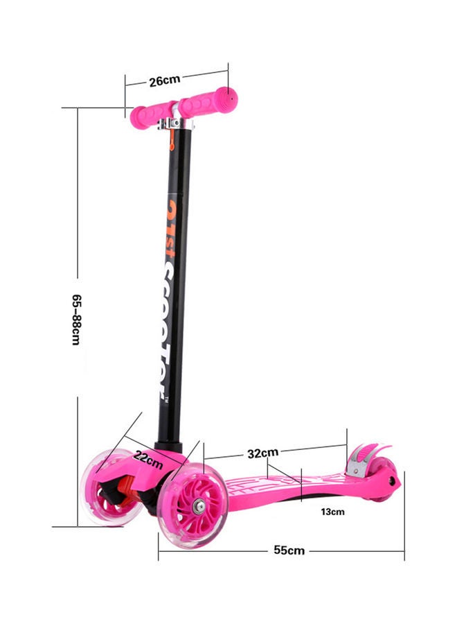 Scooter  Toddlers Foldable Kick Scooter with LED Light Up Wheels - Image 2