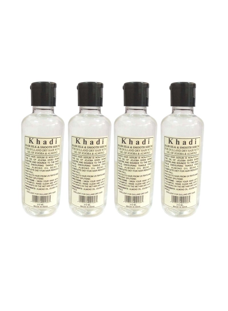 Khadi Herbal Hair Serum (840 Ml)(210 ml each) - Image 1