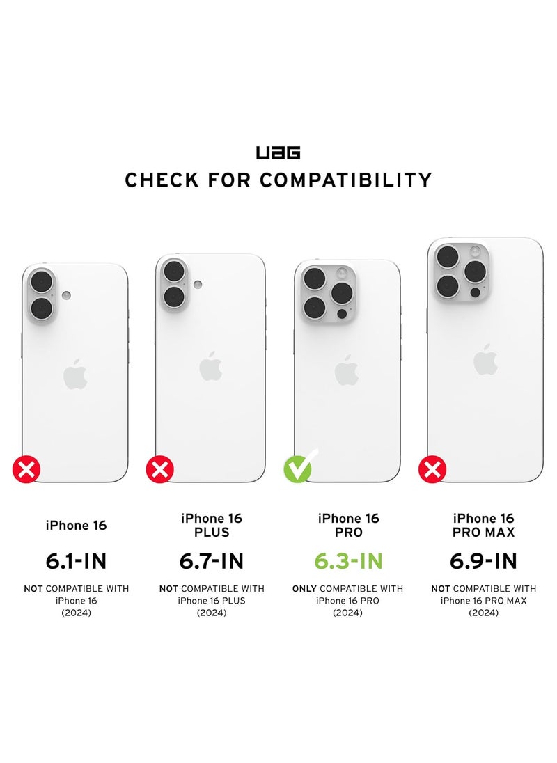 Urban Armor Gear - UAG Monarch Pro MagSafe for iPhone 16 PRO Case Cover [25 Feet Drop tested] - Mallard - Image 1