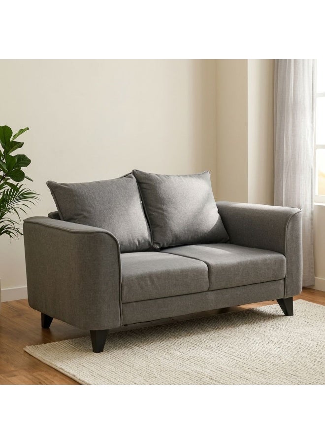 Munet 2 Seater Fabric Sofa - Grey