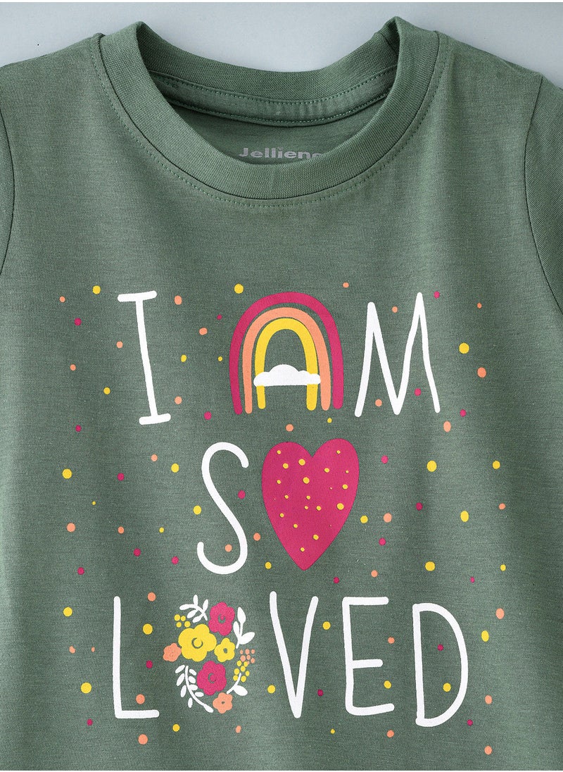 Jelliene - Basic round neck graphic t-shirt - Image 1