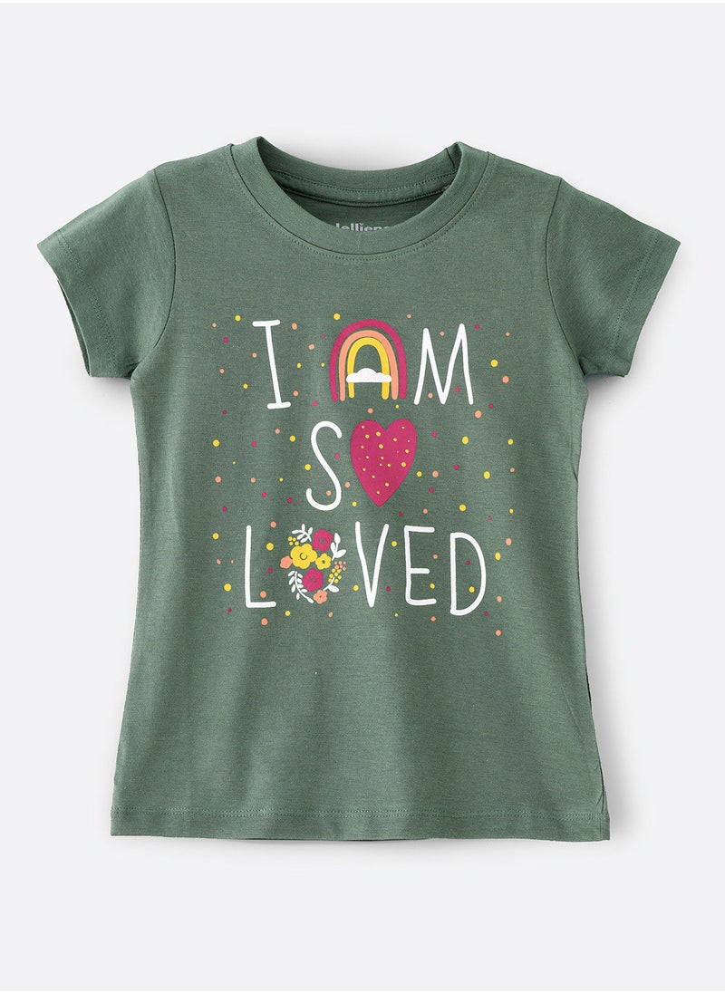 Jelliene - Basic round neck graphic t-shirt - Image 1