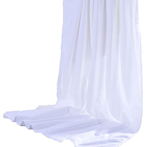 MYLSMPLE Microfiber Bath Towels Bath Sheets Beach Spa Bathroom Towels Extra Large Absorbent Towels(36 Inch X 72 Inch, White) - Image 2