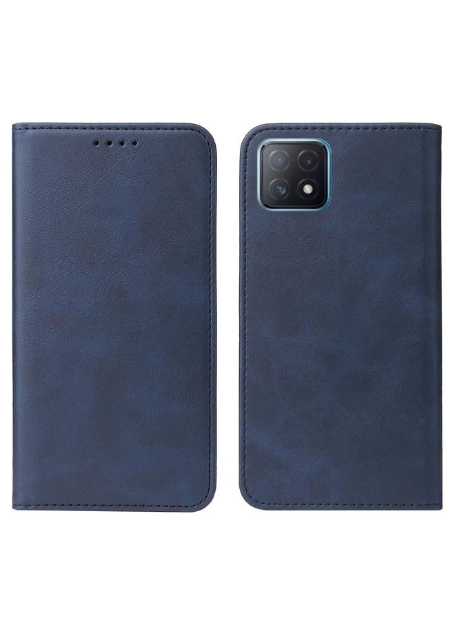 اس-توب جراب هاتف OPPO A72 5G بإغلاق مغناطيسي من الجلد - Image 2