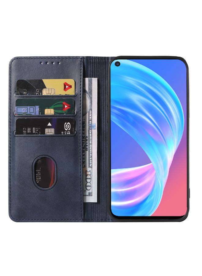 اس-توب جراب هاتف OPPO A72 5G بإغلاق مغناطيسي من الجلد - Image 3