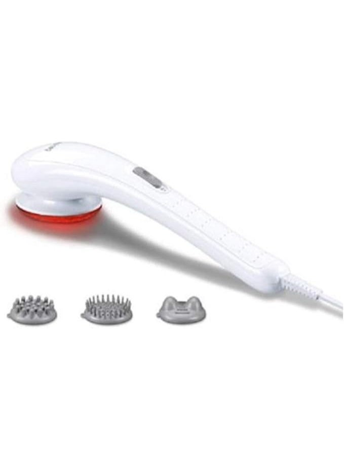 Beurer Deep Tissue Massager Handheld Massager Neck and Back Massager with Heat 3 Interchangeable Attachments Soothing Vibration Massage MG21 - Image 1
