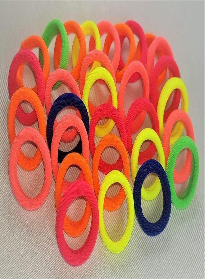 Hair Bands for Women Girls Rope Ring Elastic Ponytail Holder (30 pieces) - Image 3