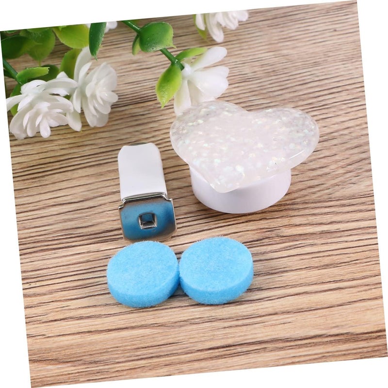 FAVOMOTO Shape Air Diffuser Clip for Car White Vent Accessory Car Scent Decor Fit for All Vehicles - Image 2