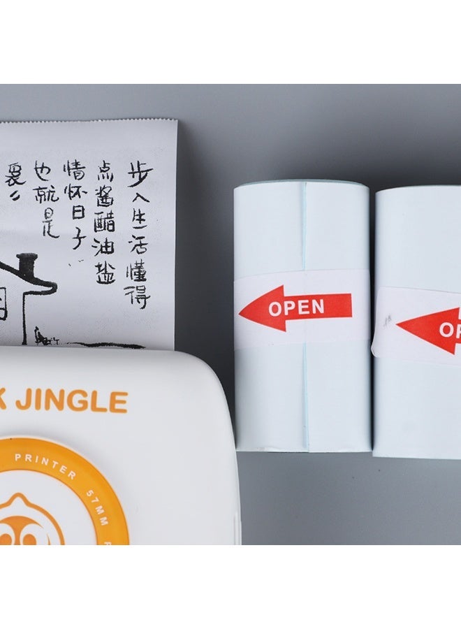 3 بكرات دراسة الأطفال الإجابة الخاطئة لفة ورقة حرارية مكتب مدرسة ذاتية اللاصق مقاومة للماء ورقة المختبر مقاومة للزيت ورقة إيصال 57 مم - Image 2