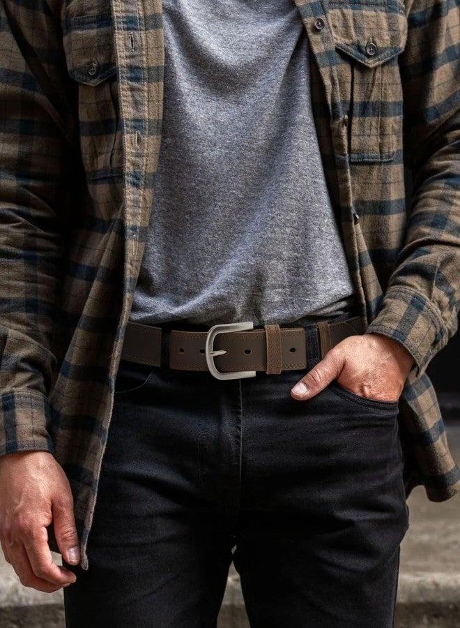 CHAOREN Leather Belts for Men, Mens Belts Casual，Everyday Full Grain Leather Belts for Jeans - Image 5