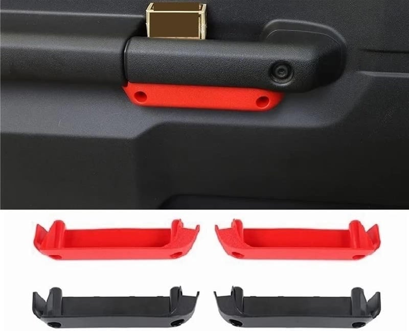 Wivplex Car Door Handle Storage Box - Black Red - Image 4