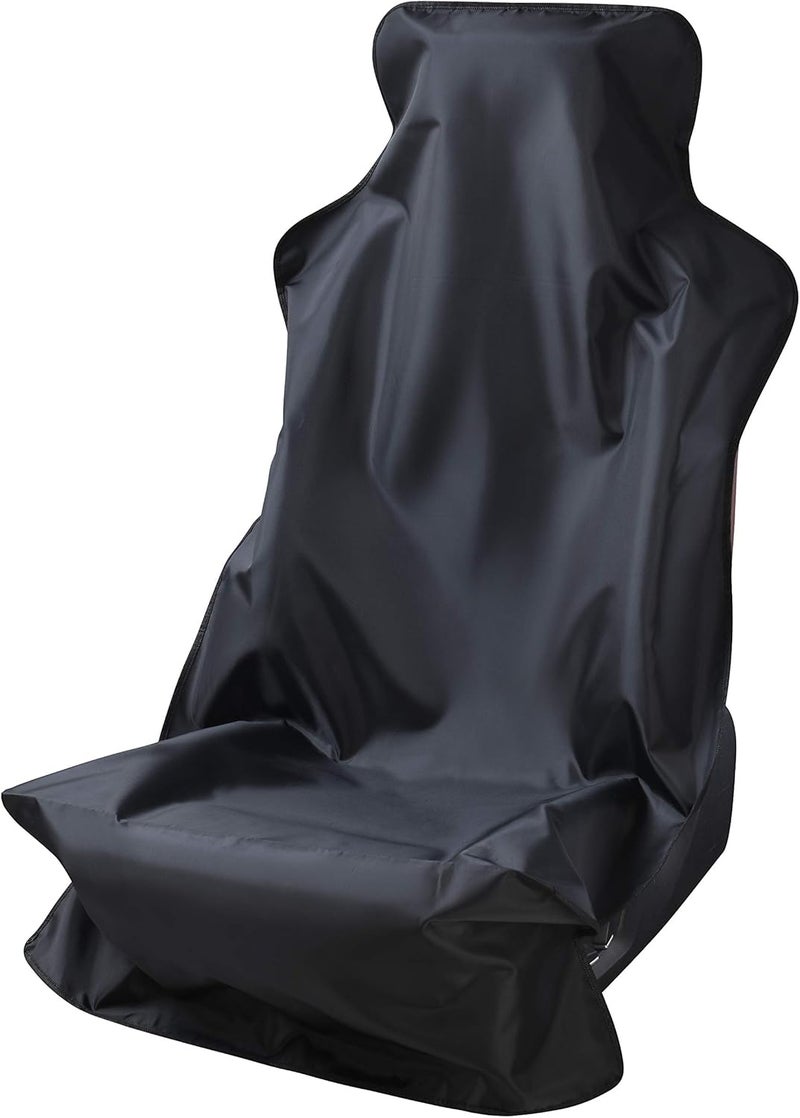 MAGCA LTD Car Seat Cover Protector, Waterproof, Front Seat Cover for Universal Car Seat, Black, Pack of 1 | Waterproof, Universal Car Seat - Image 1