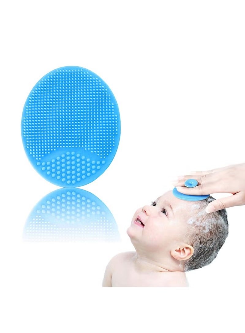 فرشاة حمام الطفل فرشاة غطاء مهد الطفل مهد الجلد مقلية فرشاة مقشر فرشاة تدليك لتنظيف الوجه للبالغين وحمام الأطفال - Image 1