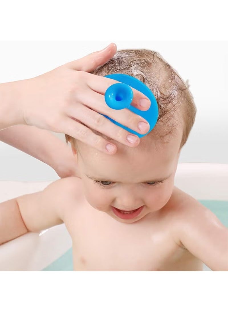 فرشاة حمام الطفل فرشاة غطاء مهد الطفل مهد الجلد مقلية فرشاة مقشر فرشاة تدليك لتنظيف الوجه للبالغين وحمام الأطفال - Image 3