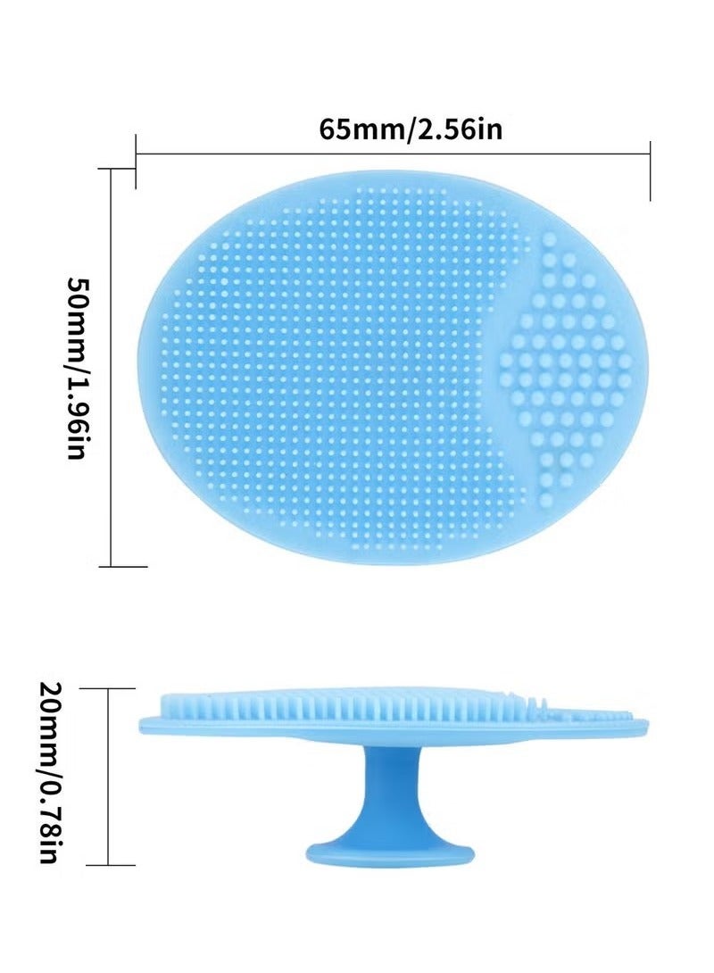 فرشاة حمام الطفل فرشاة غطاء مهد الطفل مهد الجلد مقلية فرشاة مقشر فرشاة تدليك لتنظيف الوجه للبالغين وحمام الأطفال - Image 4