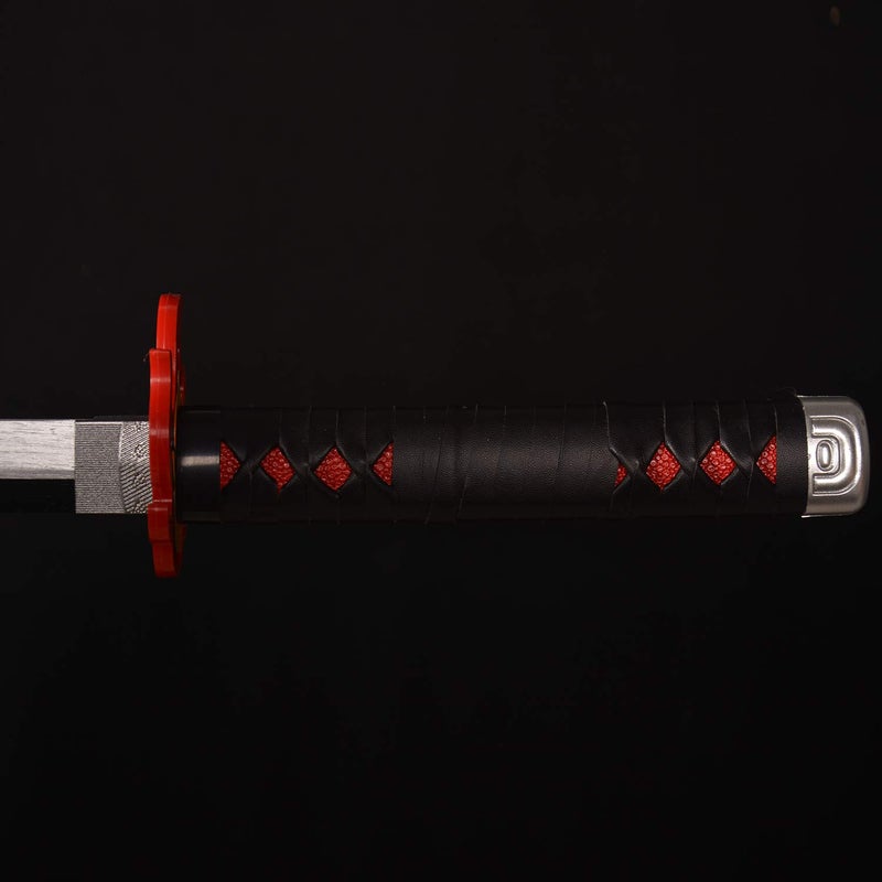 SV Handmade Anime Sword Cosplay Kamado Tanjirou Sword Katana-God of Fire, Divine Joy 31 inchesï¼ŒCollectible Gifts - Image 4