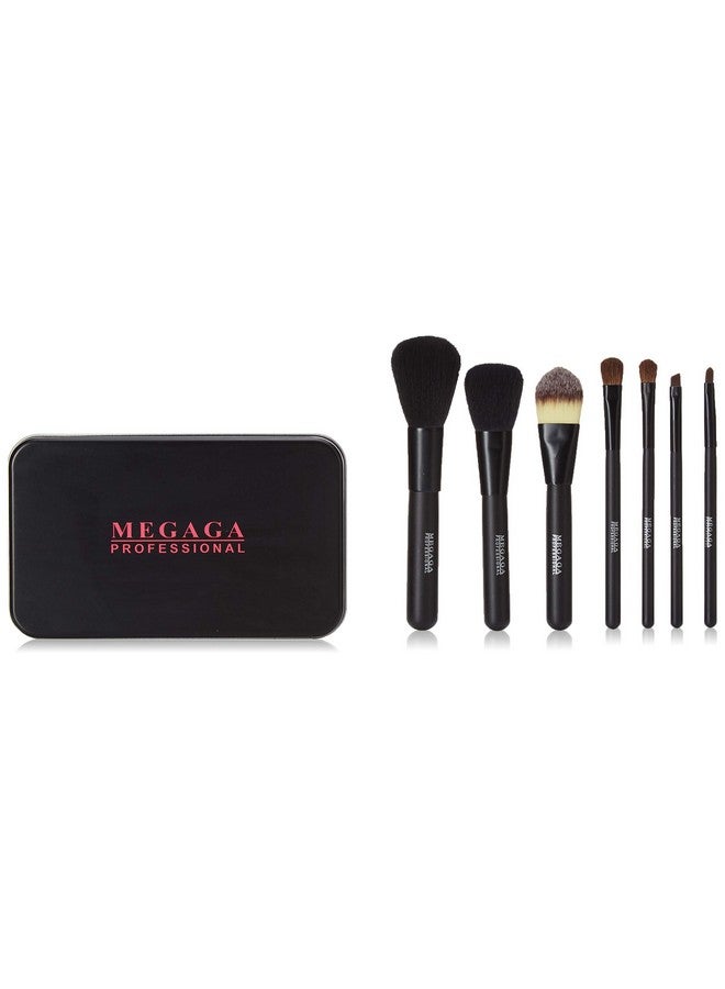 MEGAGA Makeup Brush Set With Luxury Makeup Brushes And Exclusive Brush Box (Pack Of 07), 100 G - Image 1