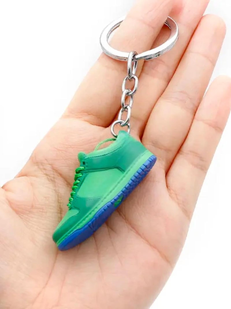 CLA6 Mini Sneaker | Collectible Shoe Designs | Handcrafted and Hand-Painted 3D Mini Shoe with Laces, Tongue, and Sole | Bonus Keychain Hook - Image 1
