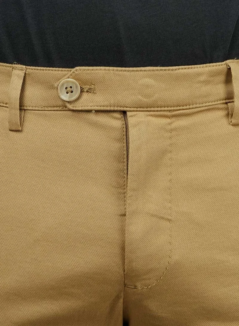 GIORDANO  Men's Low Rise Slim Fit Cotton Twill Khakis for Men | Best Price UAE
