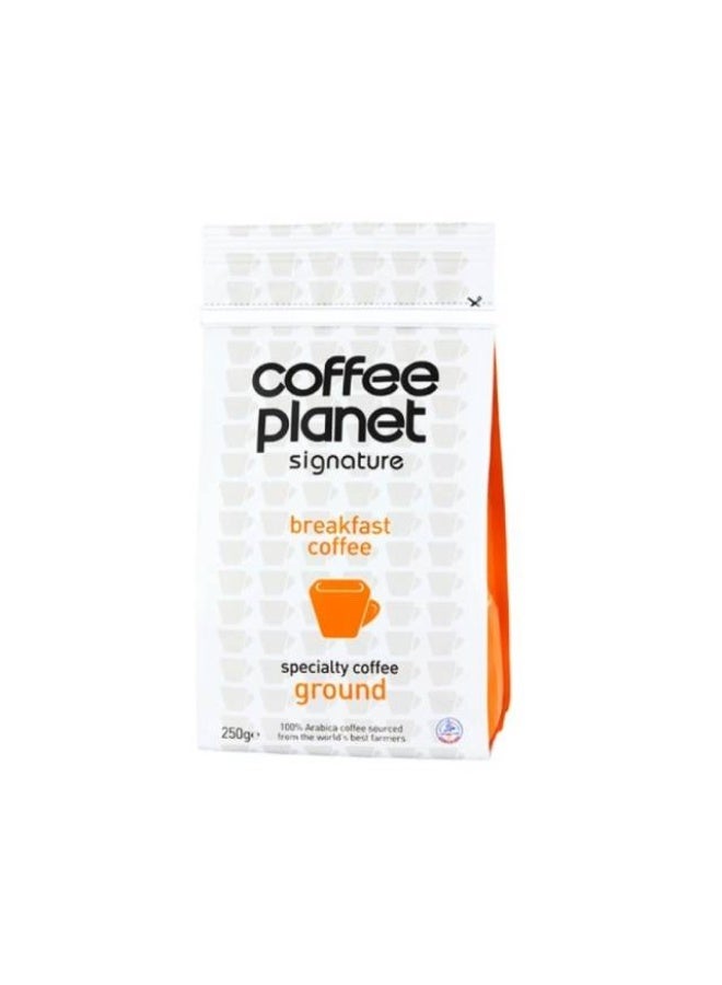 Ground Coffee, Breakfast Medium Roast - 250g, UAE
