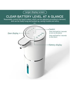 Generic Automatic Touchless Foaming Soap Dispenser, 4 Levels Adjustable Foam, 12.85oz/ 380ml Waterproof Wall Mount Soap Dispenser for Personal Care Dispenser for Household Use  - Image 4