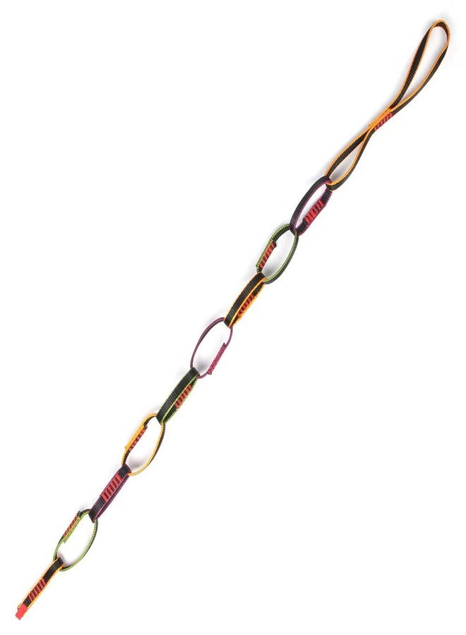 Ichiias Climbing Daisy Chain Rope, Daisy Rope for Mountaineering, Rock Climbing, Downhill, Hiking, Yoga, Gray, 22KN Tension, 140cm Length - Image 2