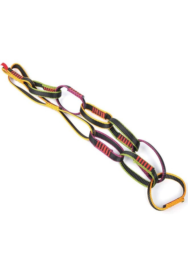 Ichiias Climbing Daisy Chain Rope, Daisy Rope for Mountaineering, Rock Climbing, Downhill, Hiking, Yoga, Gray, 22KN Tension, 140cm Length - Image 3