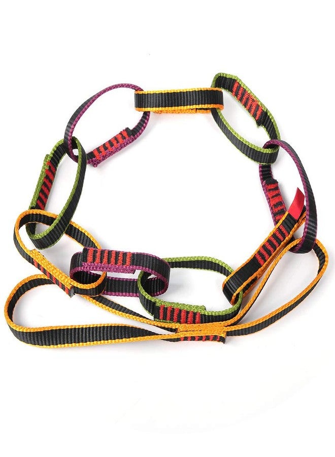 Ichiias Climbing Daisy Chain Rope, Daisy Rope for Mountaineering, Rock Climbing, Downhill, Hiking, Yoga, Gray, 22KN Tension, 140cm Length - Image 1
