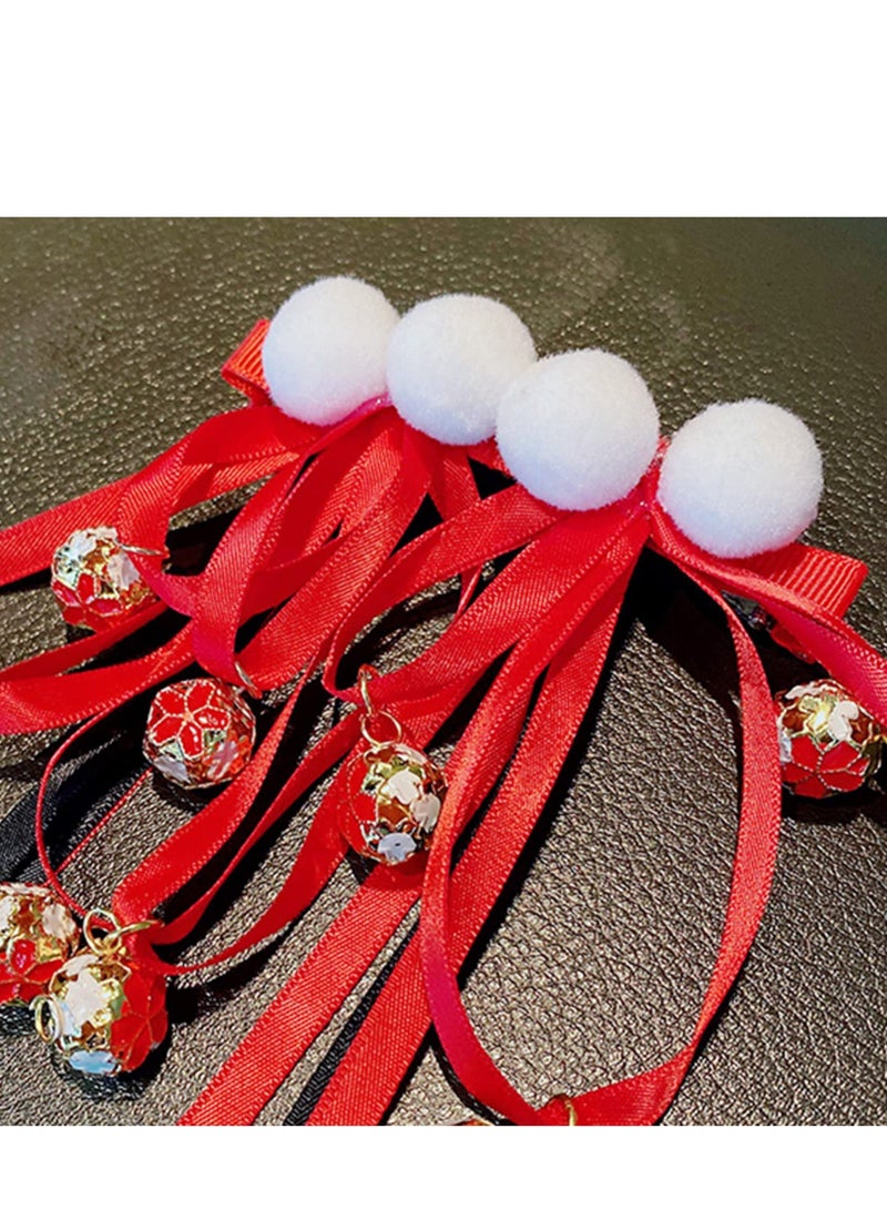 دايتويز مشابك شعر صينية للأطفال، شرائط شرابات معلقة دبابيس شعر لحفلات رأس السنة الجديدة، مستلزمات التصوير الفوتوغرافي، زوج واحد - Image 4