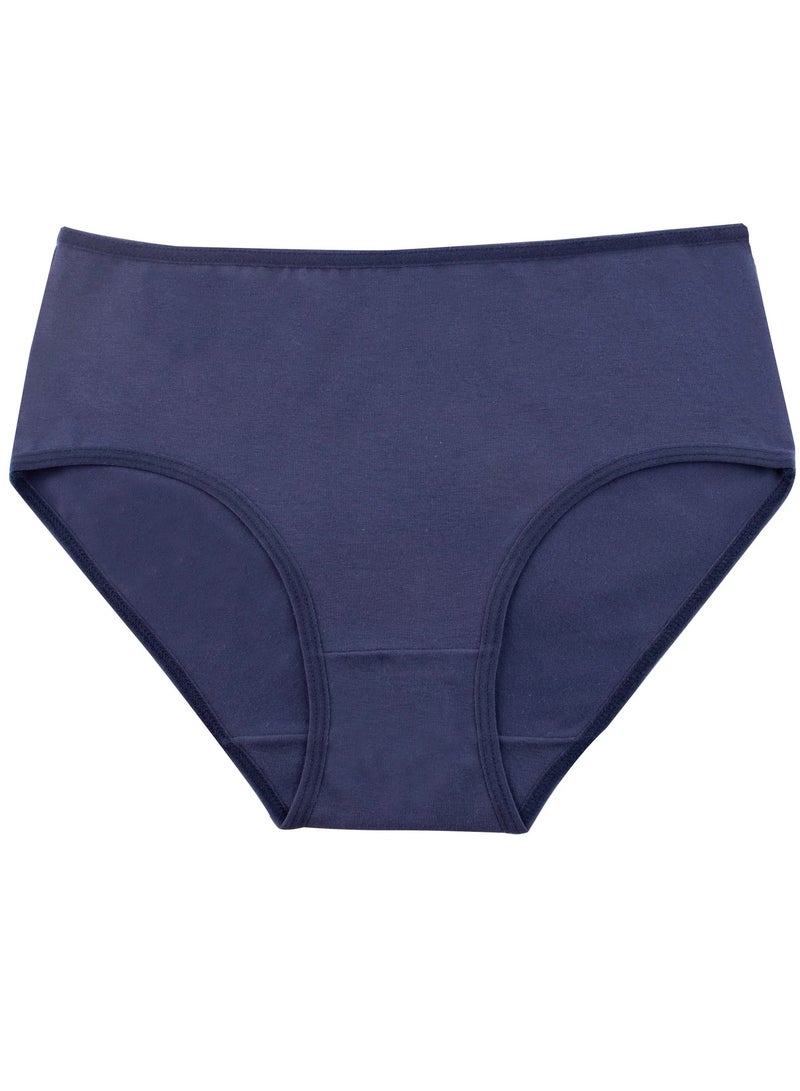 ميلك باك يحتوي علي 6 قطع بانتيهات قطن ميدي الوان سادة حريمي - Image 2